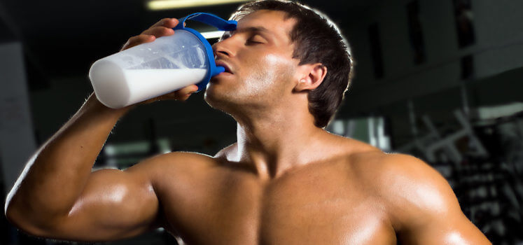 shakes without protein powder for muscle building